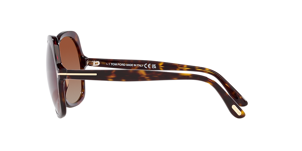 TOM FORD FT1013 Brown Dark - Women Luxury Sunglasses, Brown Grad Lens