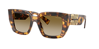 Miu Miu MU 04ZS S (50 - 18) with Red lenses and Tortoise frame