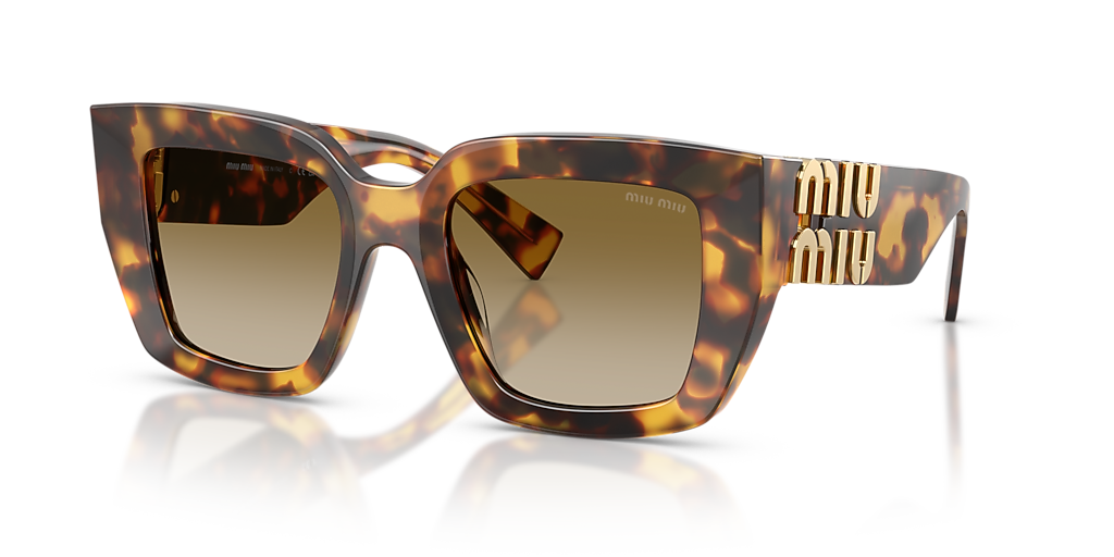 Miu Miu MU B05SF XL (51 - 20) with Brown lenses and Tortoise frame