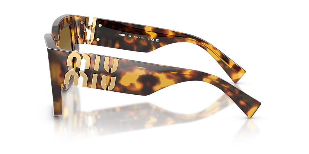 Miu Miu MU B05SF XL (51 - 20) with Brown lenses and Tortoise frame