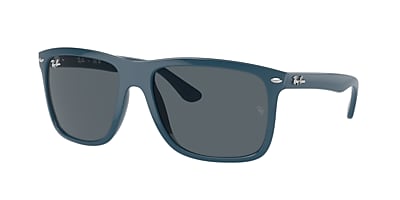 Ray-Ban RB4547 Boyfriend Two 60 Blue & Blue Sunglasses | Sunglass 