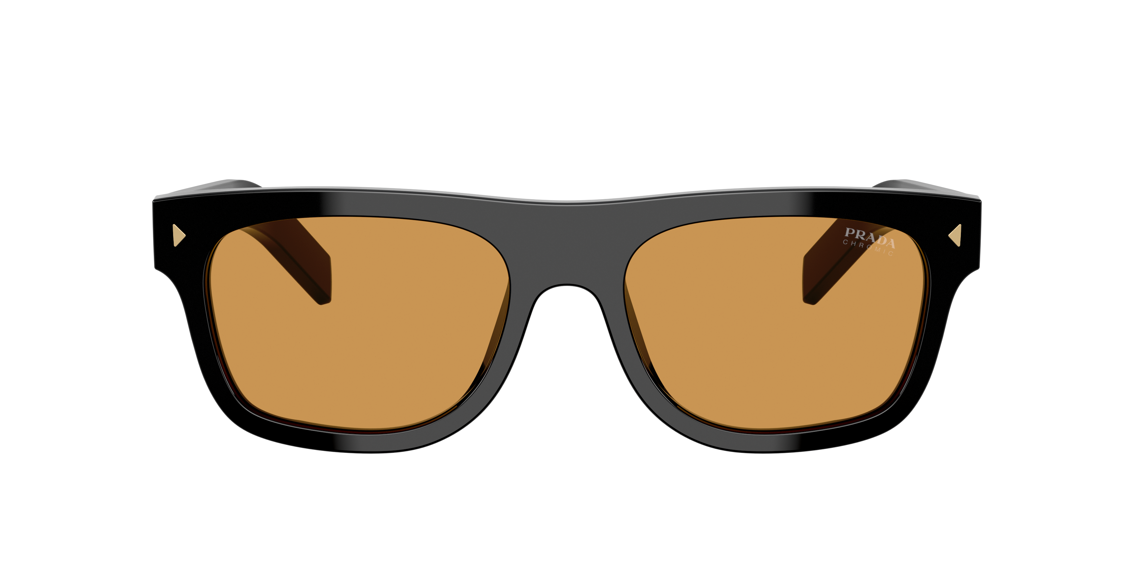 Prada PR B12SF L (55 - 19) with Brown lenses and Black frame