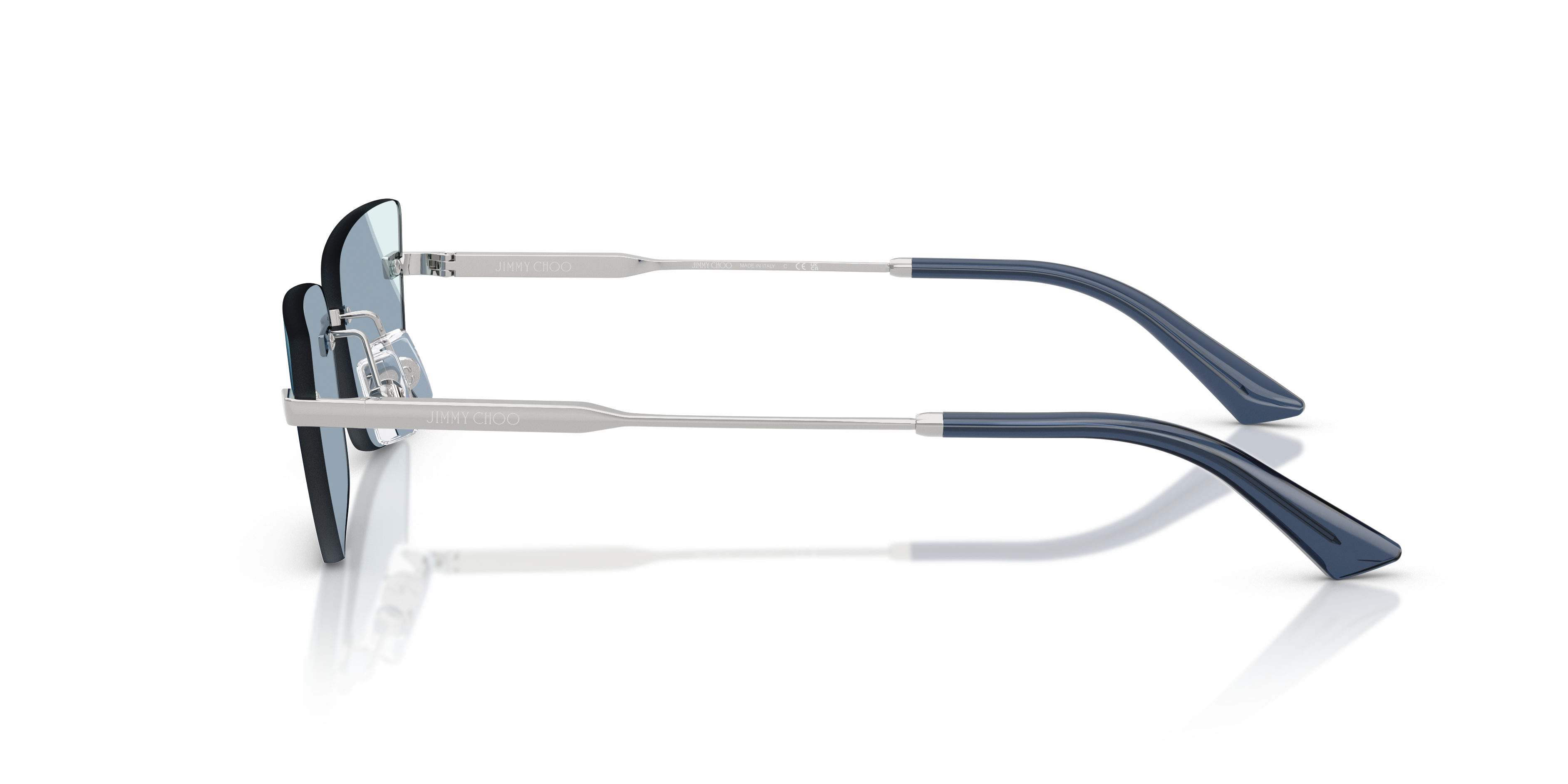 Jimmy Choo JC4012 M (60 - 15) with Blue lenses and Silver frame