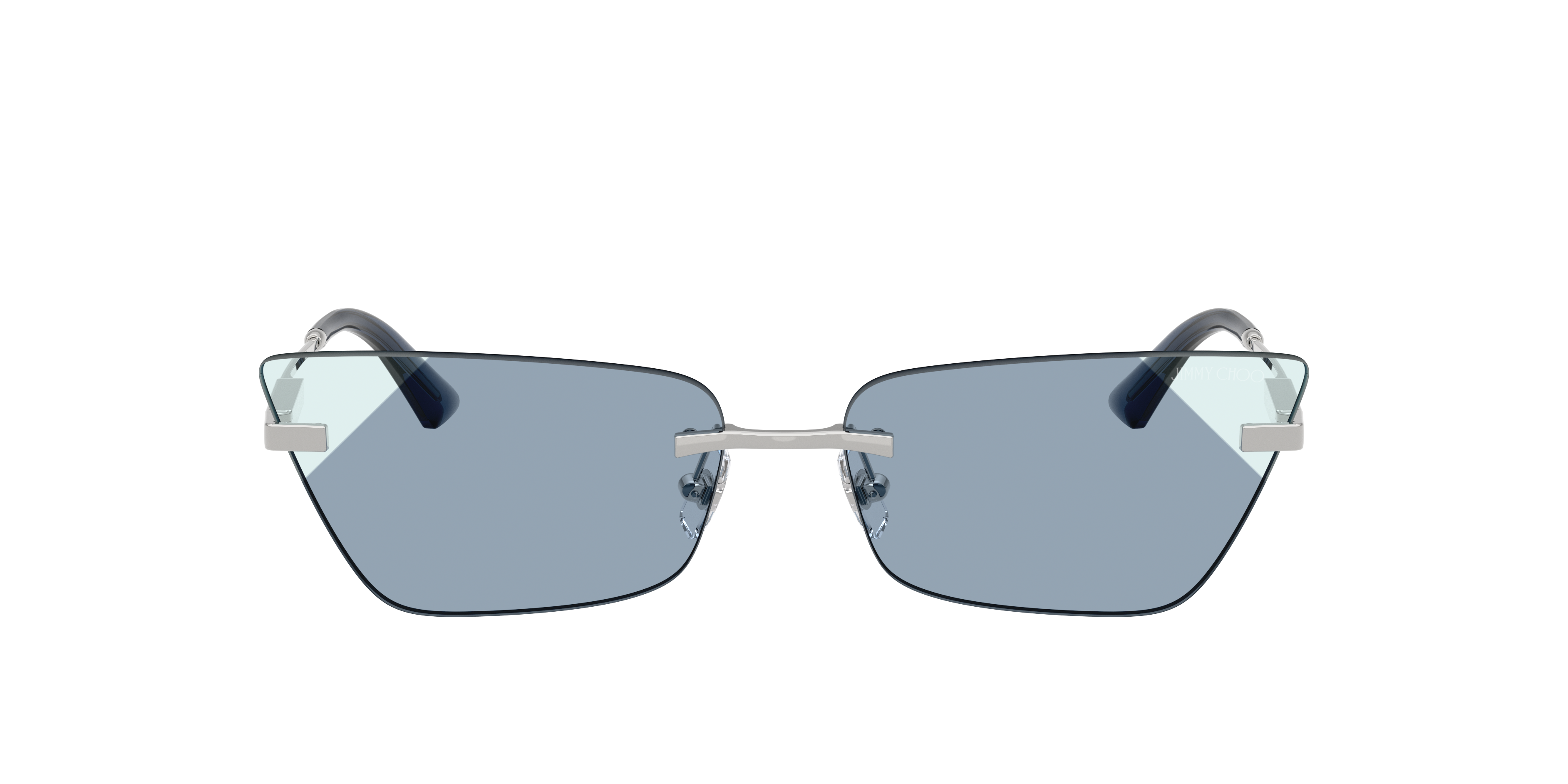 Jimmy Choo JC4012 M (60 - 15) with Blue lenses and Silver