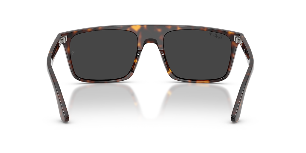 RAY-BAN RB2222 Havana - Unisex Sunglasses, Polarized Black Lens