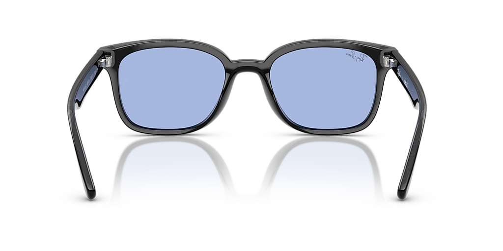Ray-Ban RB4461D L (64 - 17) with Blue lenses and Black frame