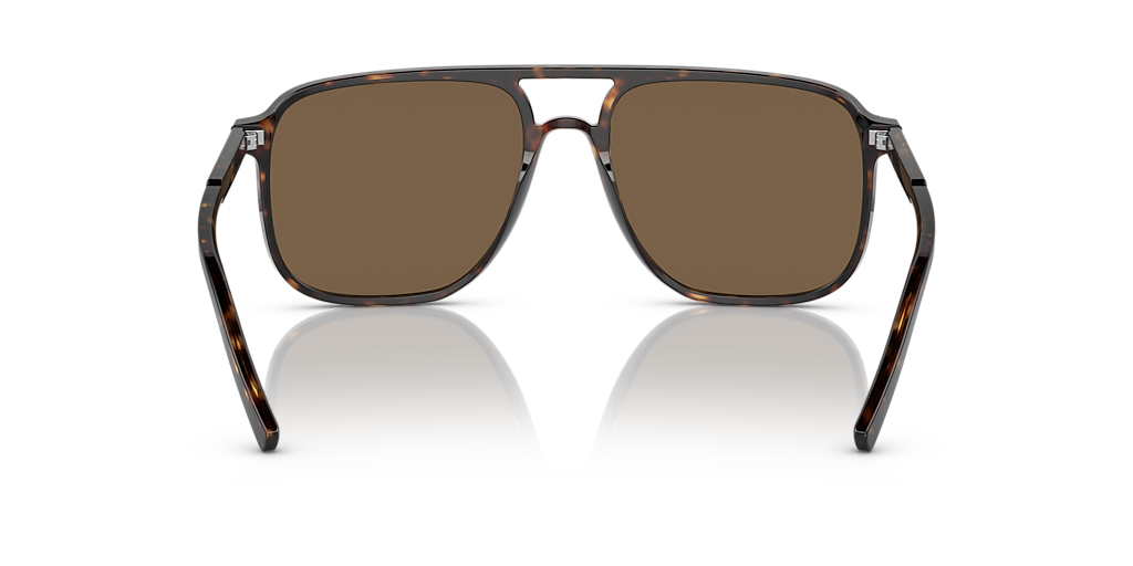 DOLCE&GABBANA DG4423 Havana - Men Luxury Sunglasses, Dark Brown Lens