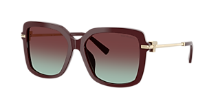 【h-318791130】Tiffany & Co. Tiffany & Co. TF4231U XL (53 - 17) com Lentes Cinza e Armação