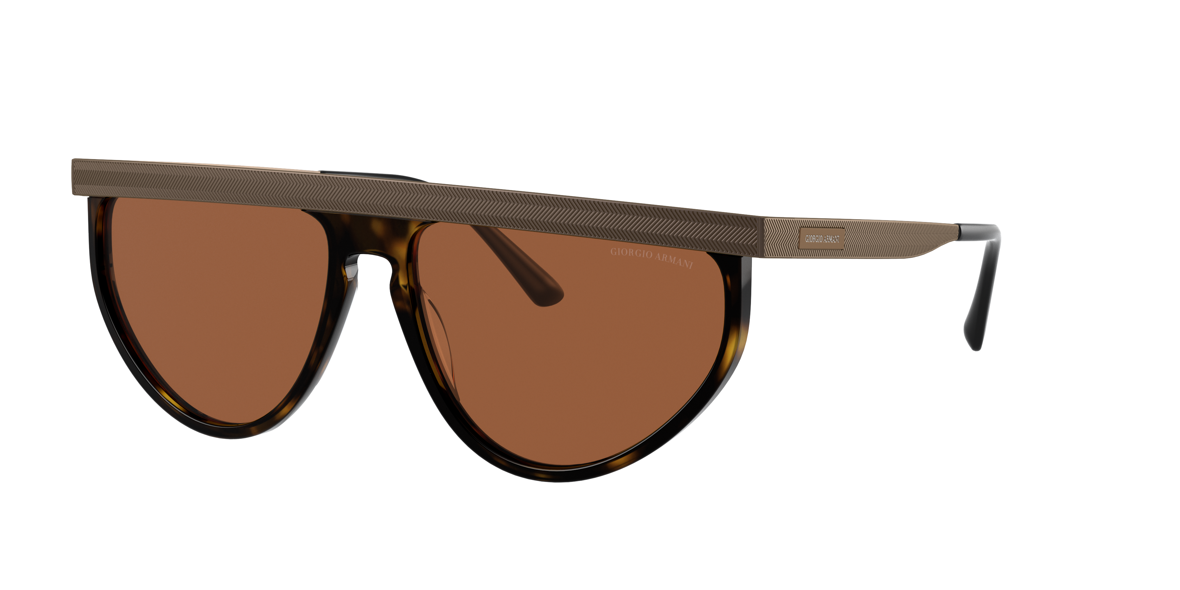 Giorgio Armani Man Sunglass AR6117 -  Frame color: Havana, Lens color: Brown