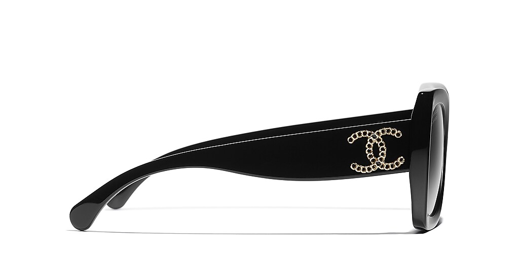 Chanel Square Sunglasses CH5555A S (53 - 18) with Grey lenses and
