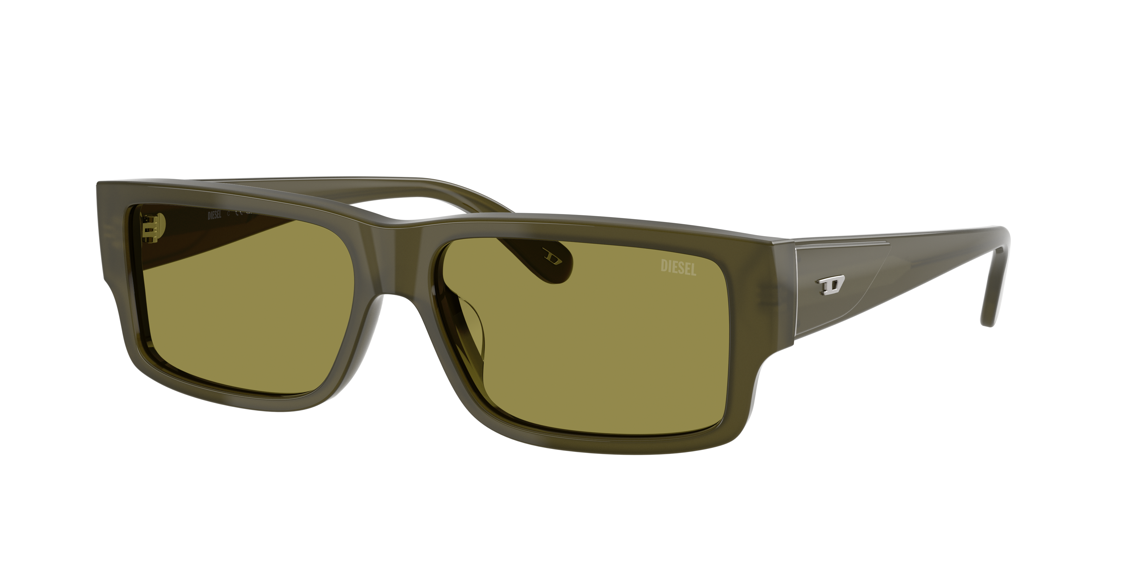 Diesel Man Sunglass DL2003 -  Frame color: Green, Lens color: Green