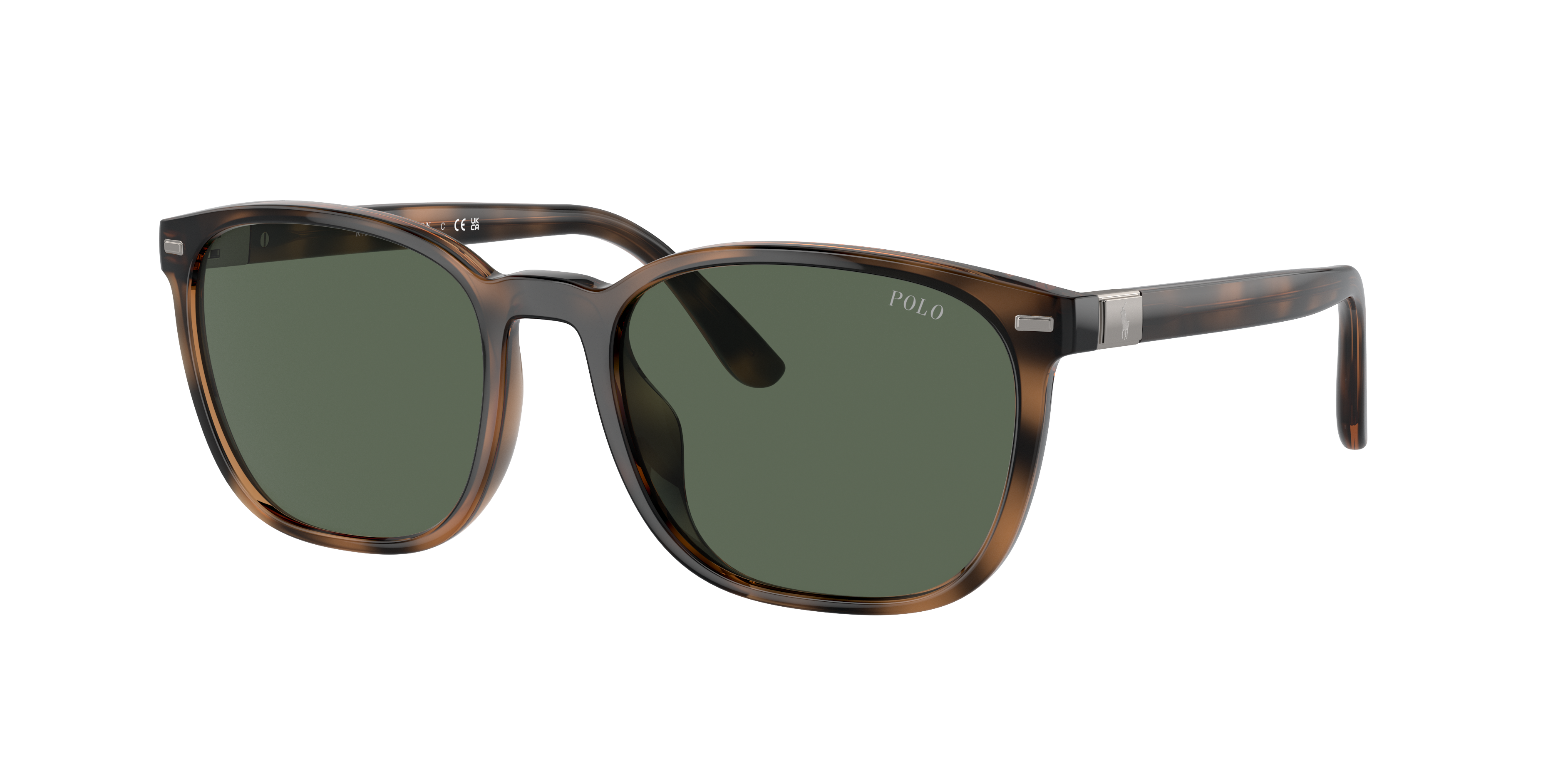 Polo Ralph Lauren Man Sunglass PH4208U -  Frame color: Shiny Havana, Lens color: Bottle Green