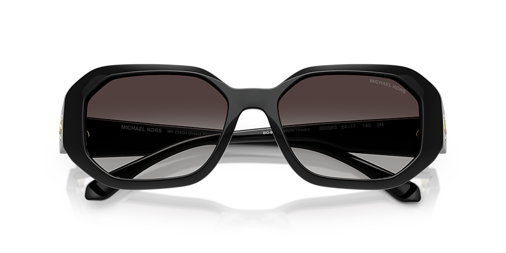 Michael Kors Siesta Key L (54 - 17) with Grey lenses and Black