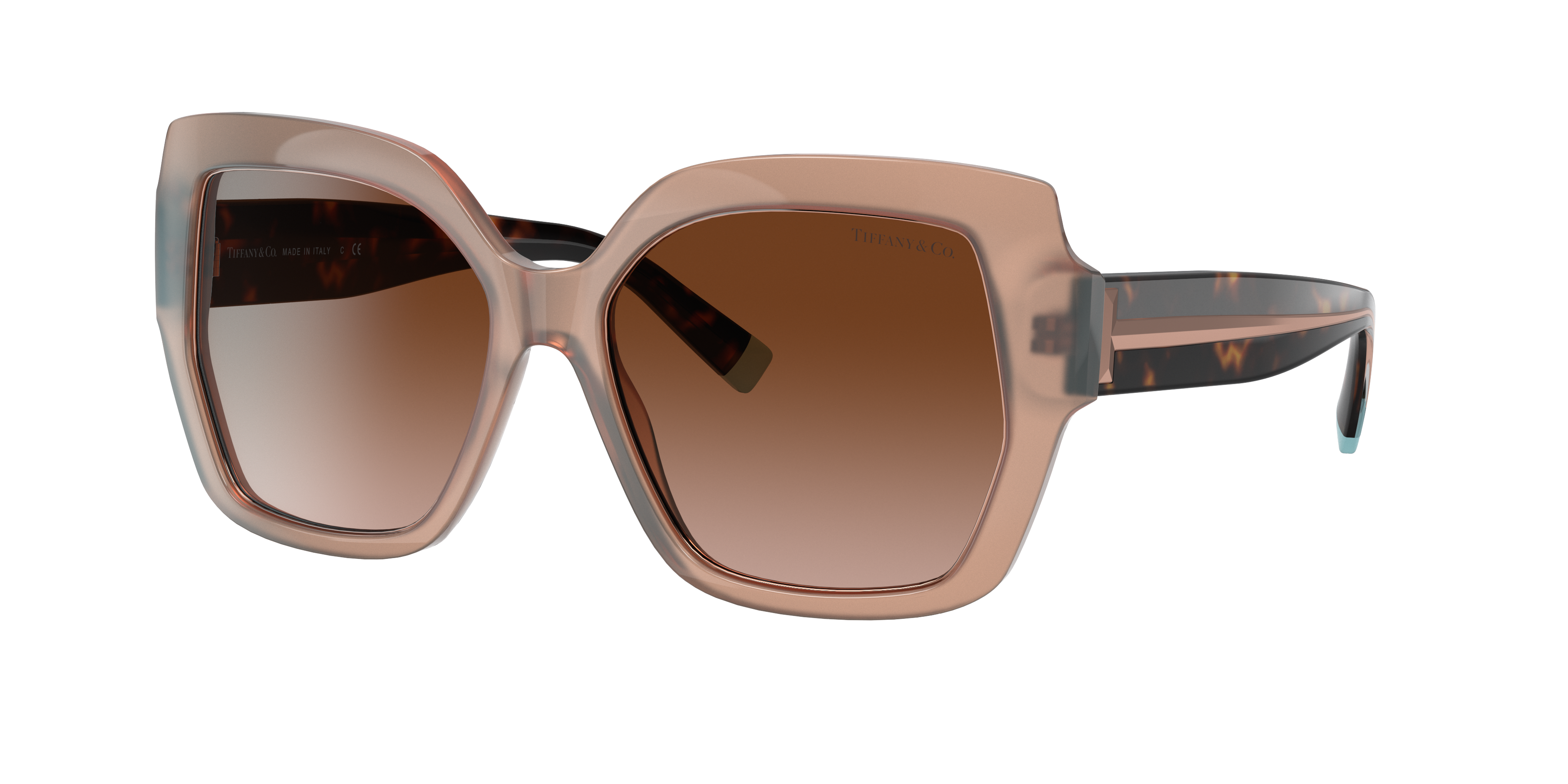 Tiffany & Co . Woman Sunglass Tf4183 In Gradient Brown