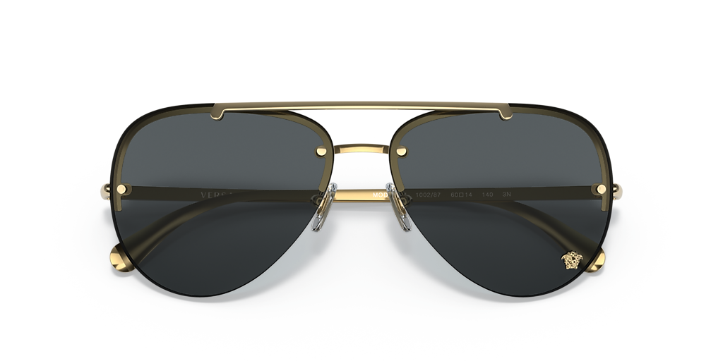 Versace VE2231 Sunglasses Versace VE2231 Aviator Sunglasses | Fashion Eyewear main image 3