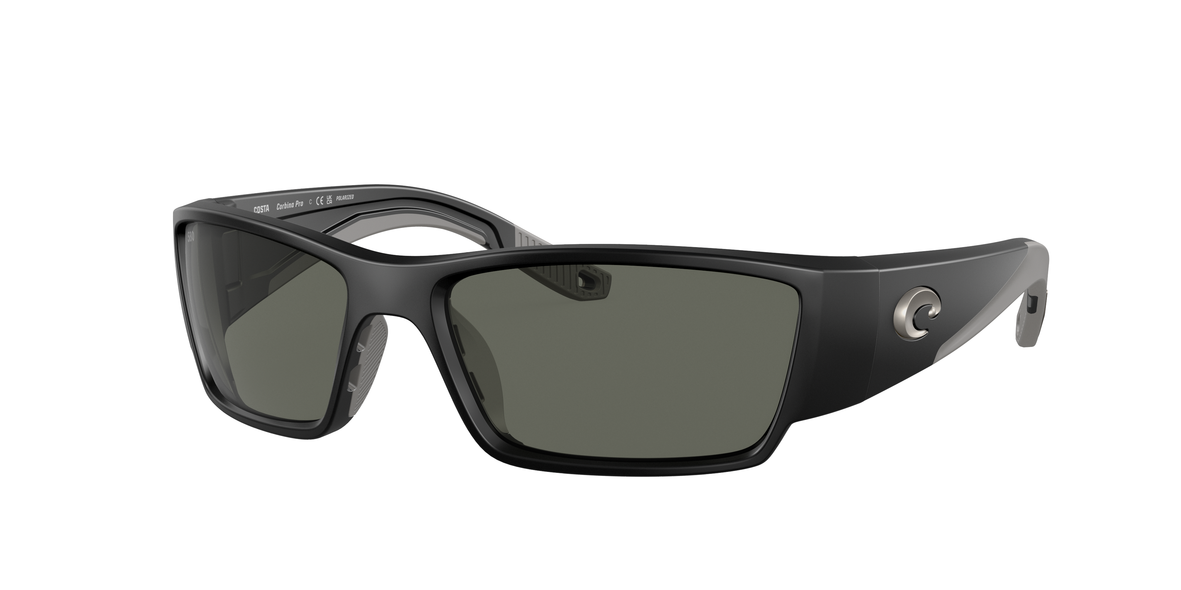 Costa 6S9109 Corbina PRO XL (61 - 18) with Grey lenses and Black