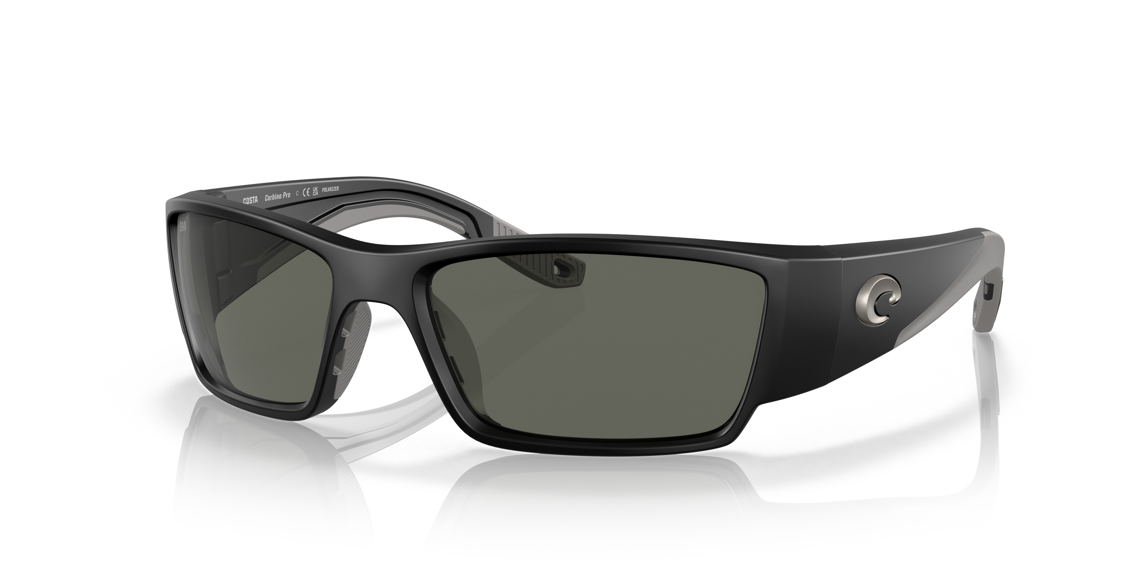 Costa 6S9109 Corbina PRO XL (61 - 18) with Grey lenses and Black