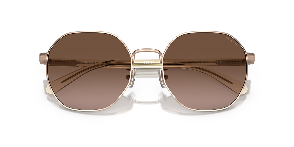 COACH サングラス Coach HC7147 CH556 L (56 - 20) with Brown lenses and Gold frame