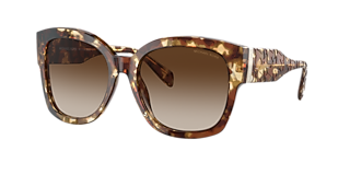 Michael Kors MK2182U Empire Square L (55 - 18) com Lentes Marrom e