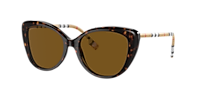 BURBERRY BE4407 Black - Women Luxury Sunglasses, Dark Grey Lens