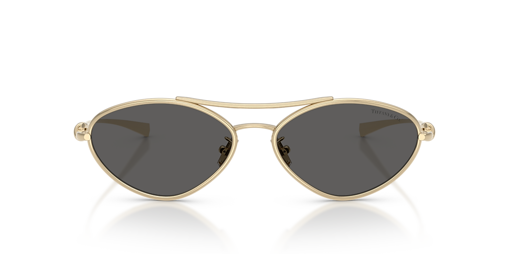 小物 Tiffany LUNETT 23k gold sunglasses TIFFANY 23K Gold Plated Vintage Sunglasses Oval T337 Triangle