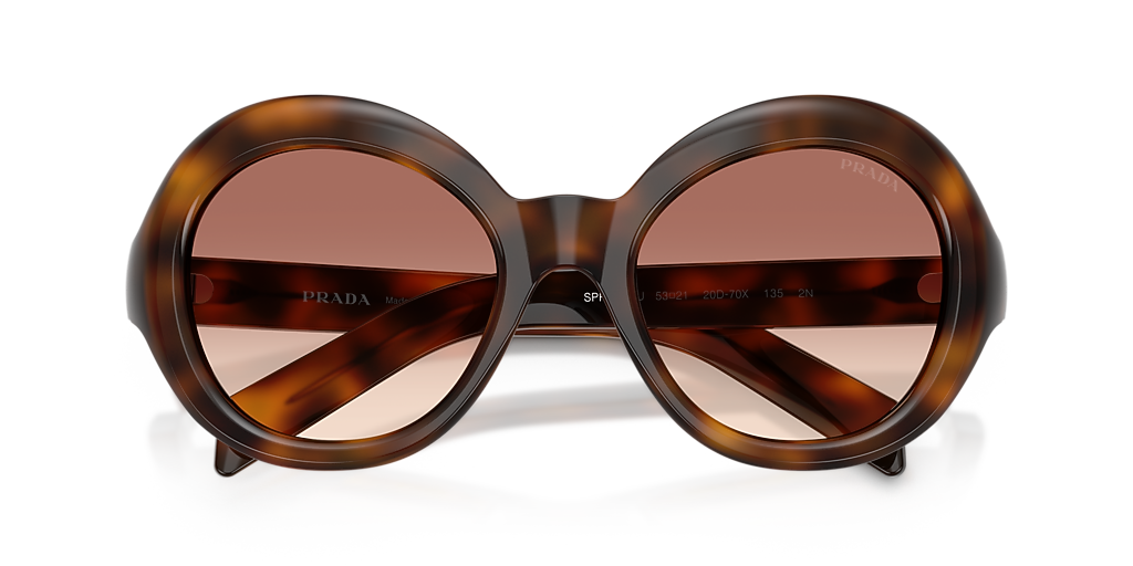 Prada PR D08SU M (53 - 21) with Brown lenses and Tortoise  display picture 3