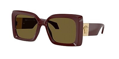Versace VE4467U 54 Dark Grey & Black Sunglasses | Sunglass Hut USA