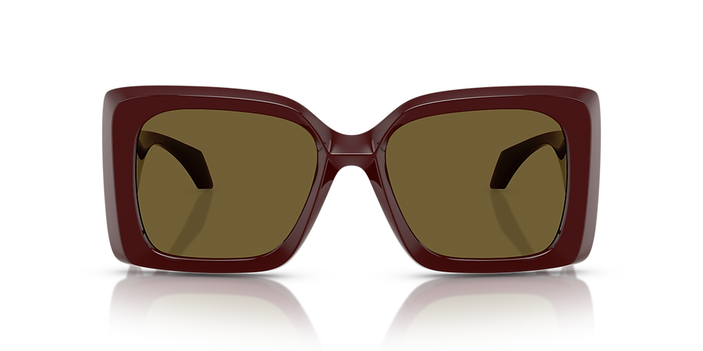 VERSACE VE4467U Dark Ruby - Women Luxury Sunglasses, Dark Grey Lens