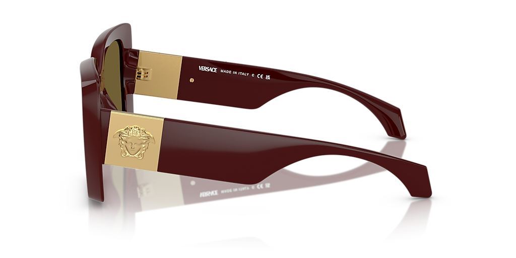 Versace VE4467U M (54 - 18) with Grey lenses and Red frame