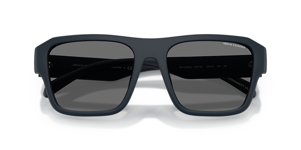 Armani Exchange AX4154SU L (56 - 19) with Grey lenses and Blue