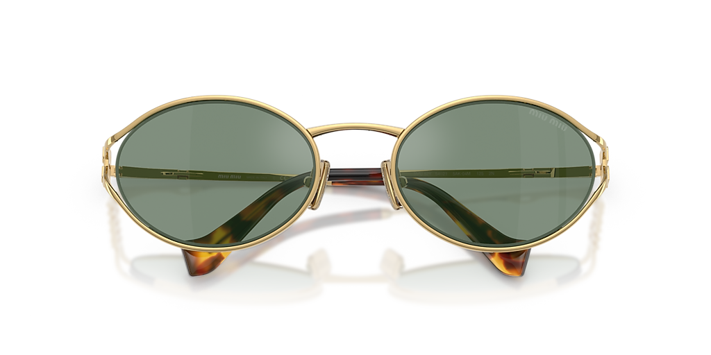 Miu Miu MU 52YS L (54 - 21) with Green lenses and Gold frame
