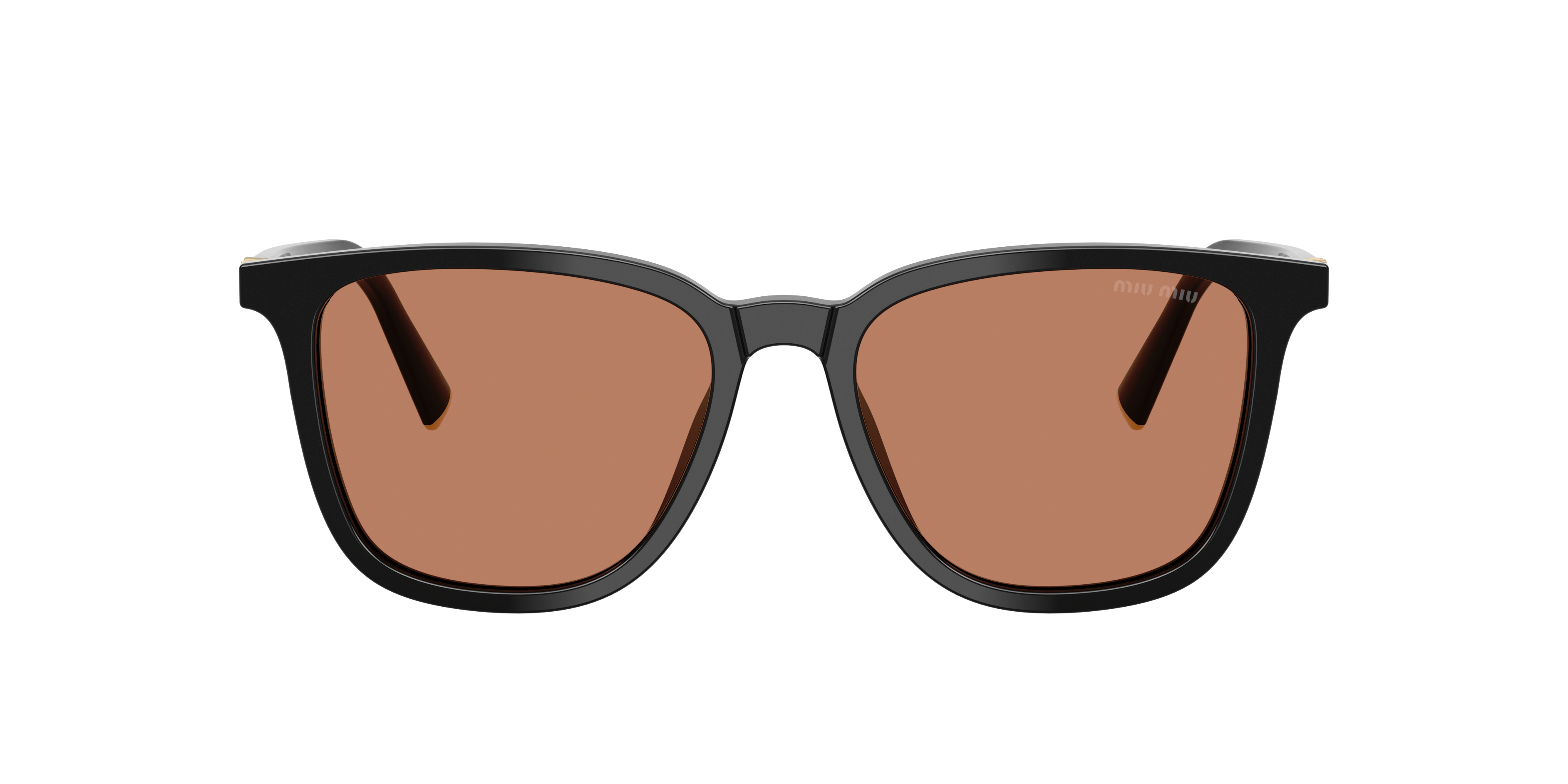 Miu Miu MU B03SF M (53 - 16) with Brown lenses and Black frame