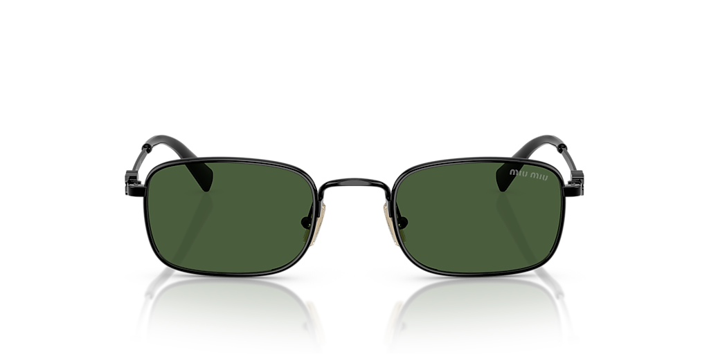 Miu Miu MU A53S M (52 - 22) with Green lenses and Black