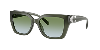 Coach HC8385U CL910 M (54 - 17) with Brown lenses and Tortoise