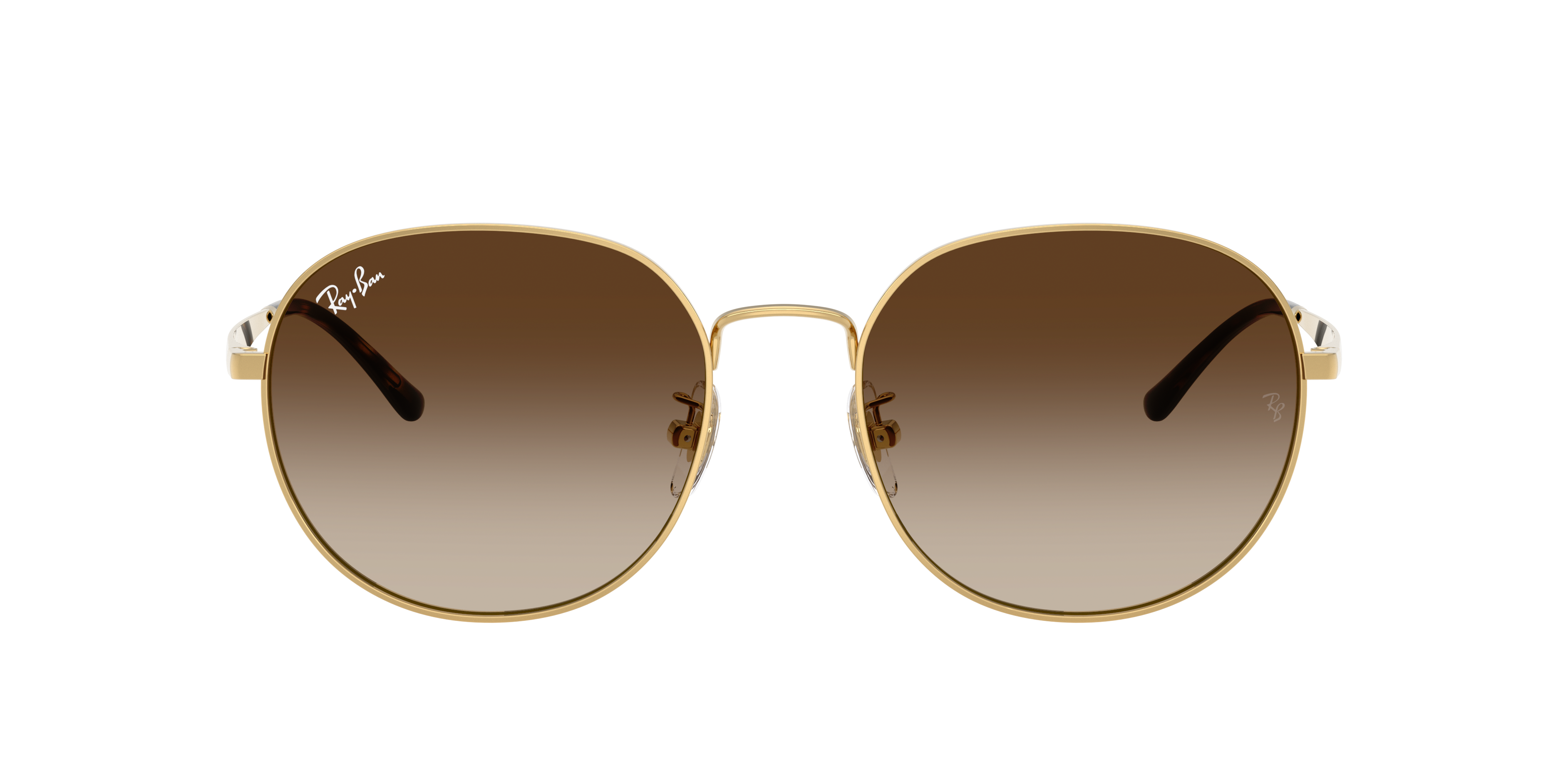 【極美品】 Ray-Ban RB3727D Ray-Ban RB3727D XL (57 - 19) with Brown lenses and Gold frame