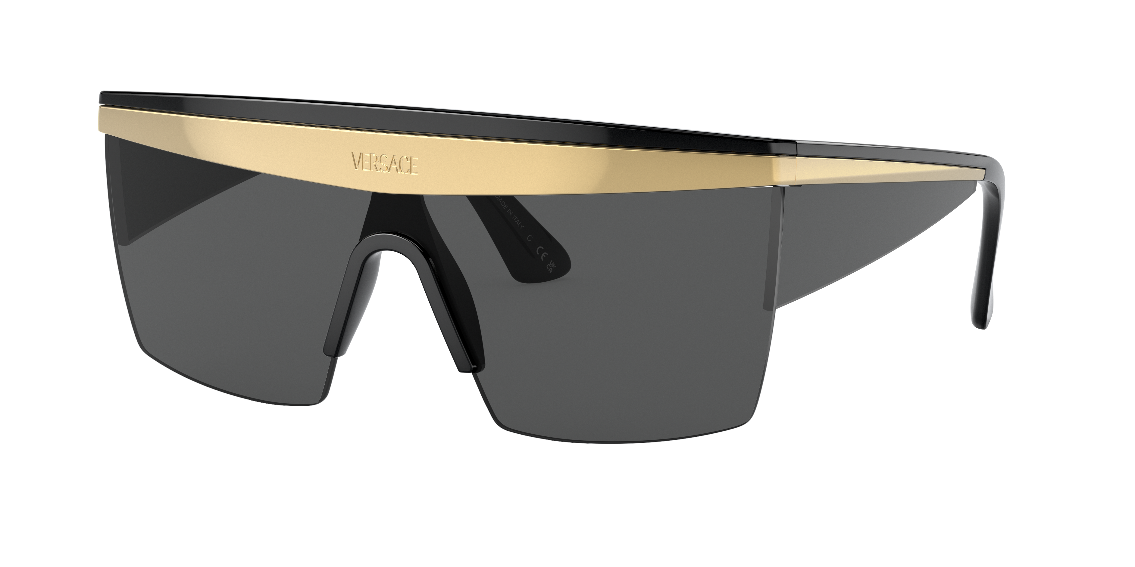 Versace VE2254 L (0 - 144) with Grey lenses and Black frame