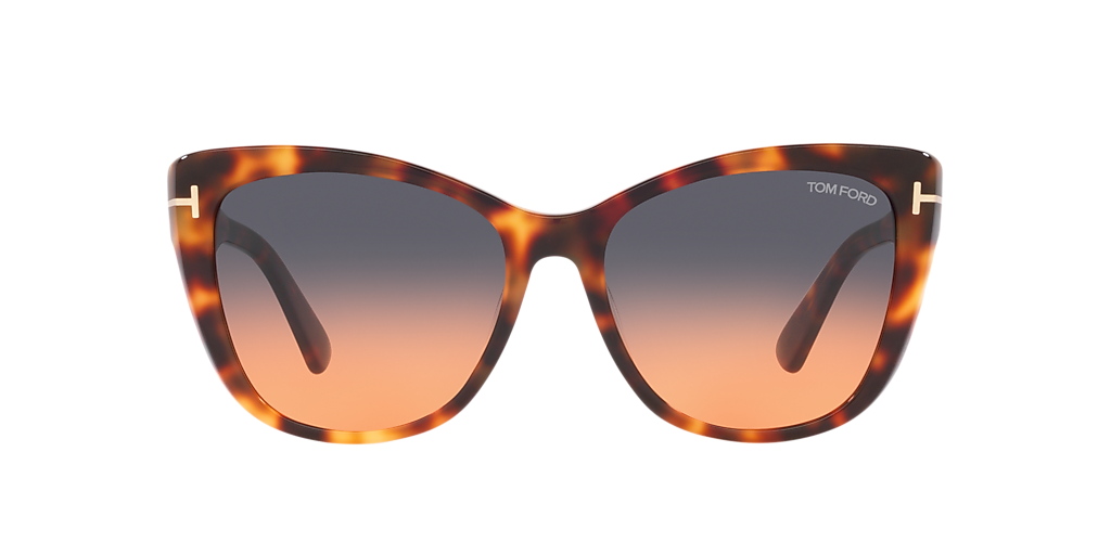 TOM FORD FT0937 Tortoise Blonde - Woman Luxury Sunglasses, Blue Gradient Lens
