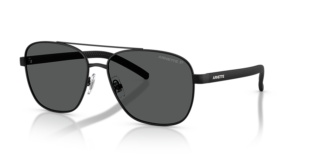 anuansブラックs Arnette Walvis L (59 - 15) with Grey lenses and Black frame