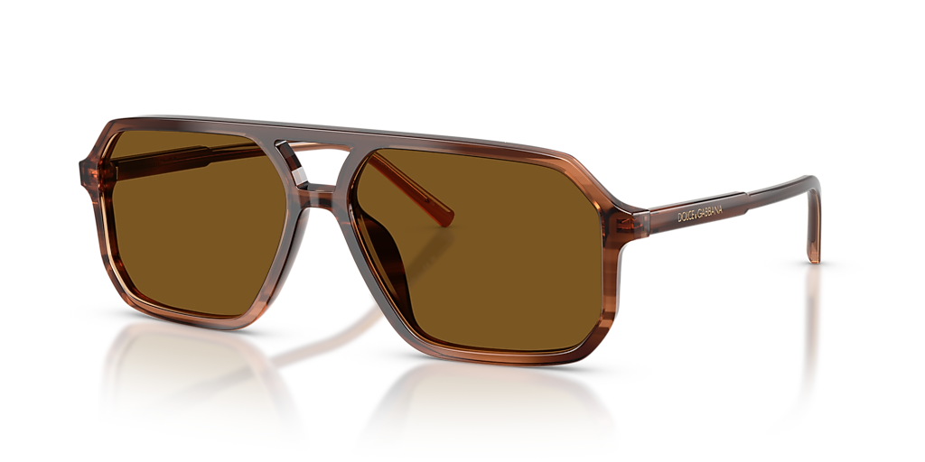美品　定価39900円 DOLCE ＆ GABBANA DG6035　ブラウン D&G Dolce & Gabbana Men's DW0835 Chamonix Rose Gold Brown Dial