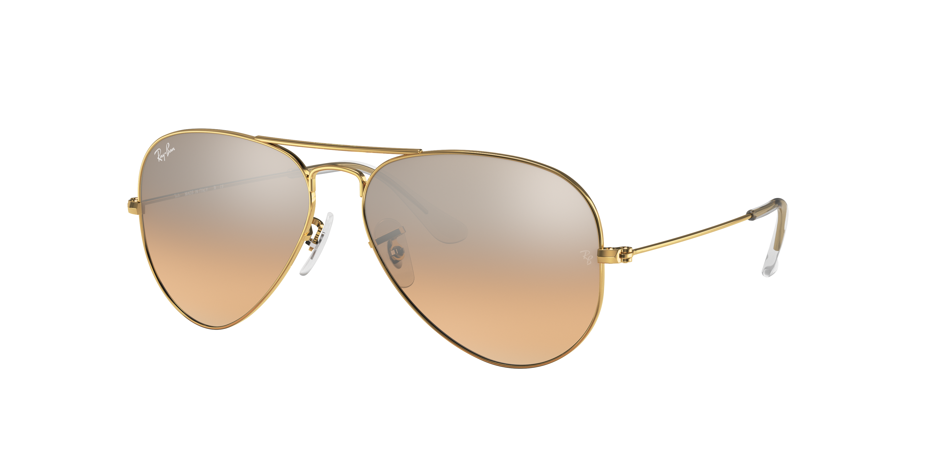 現行品✨Ray Ban AVIATOR GRADIENT sunglasses 59[]16 RAY BAN RB3490 GRADIENT MIRROR POLARIZED LENS