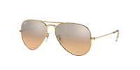 Ray-Ban RB3025 Aviator Gradient XL (58 - 14) with Brown