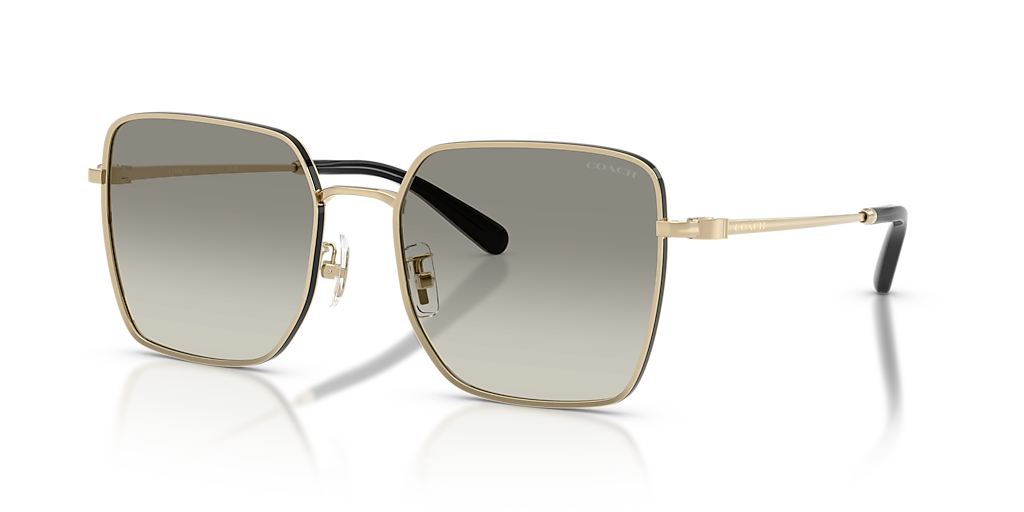 Coach HC7184D CBZ51 XXL (56 - 19) with Grey lenses and Gold frame