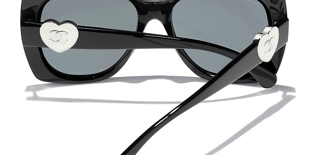 Chanel Square Sunglasses CH5519 M (55 - 17) with Grey lenses and