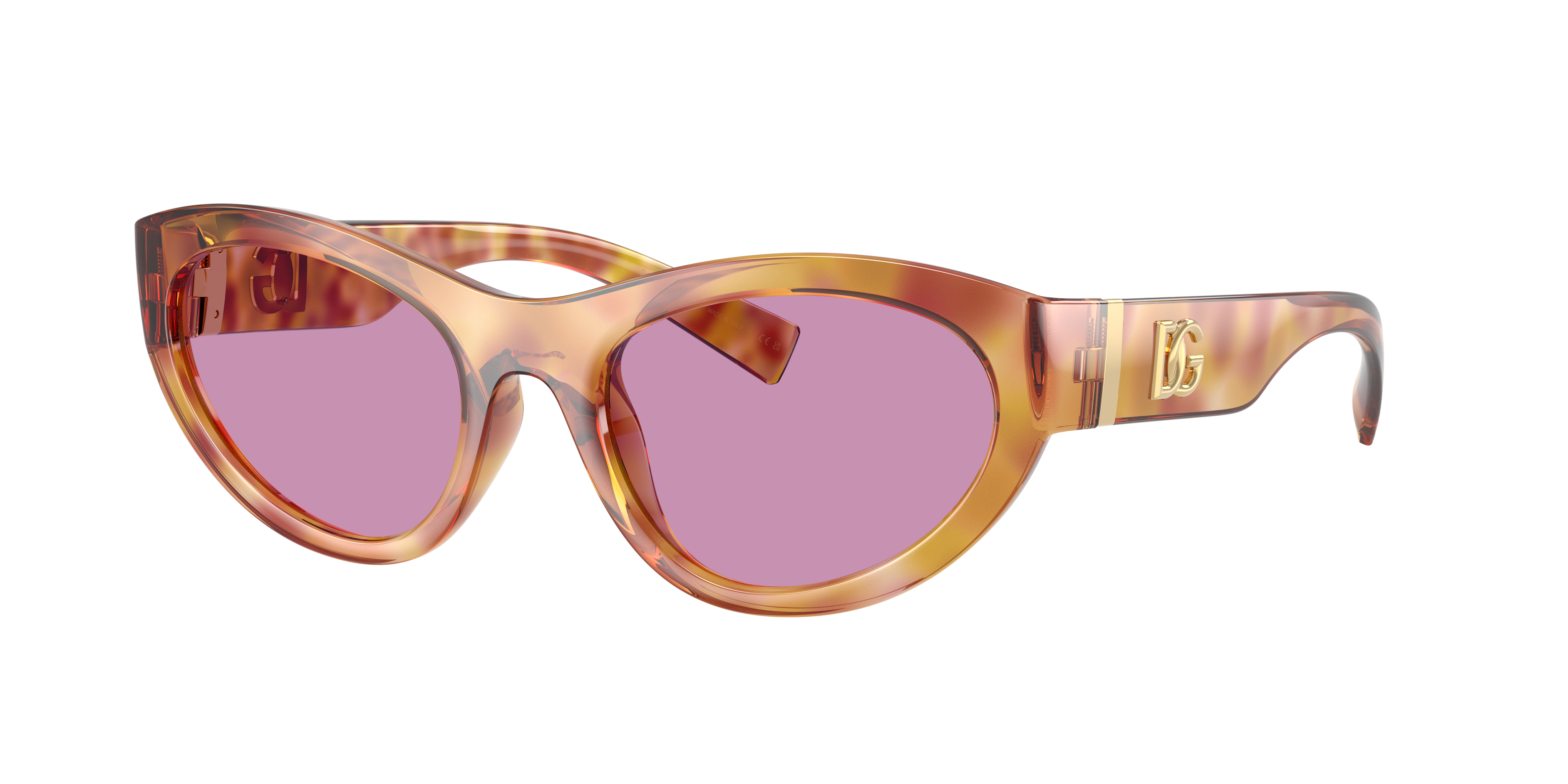 Dolce&Gabbana Woman Sunglass DG6207 -  Frame color: Violet Havana, Lens color: Purple