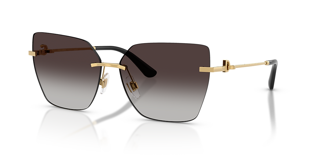 Dolce&Gabbana DG2321 XL (62 - 14) with Grey lenses and Gold frame