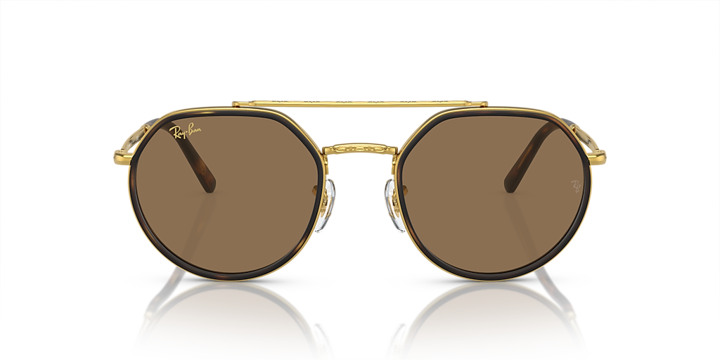 ROUND METAL FOLDING Sunglasses in Bronze-Copper and Copper