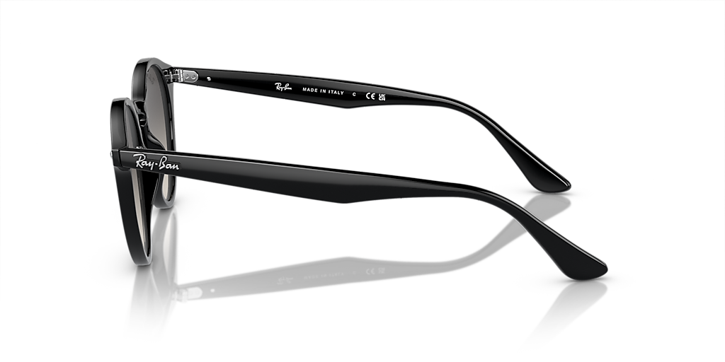 Ray-Ban RB2180F M (51 - 20) with Grey lenses and Black frame