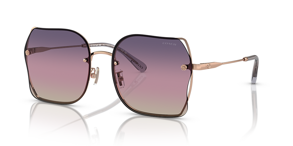 Coach HC7150D CH574 XXL (60 - 18) with Violet lenses and Gold