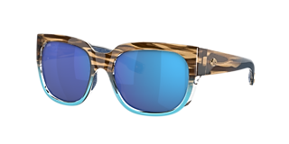 Costa May 06S2009-20091557 Sunglasses Frame Women\'s Blue & Clear Full Rim 140mm Costa May Pink Sand Frame Sunglasses w/Rose Gradient 580G  main image 3