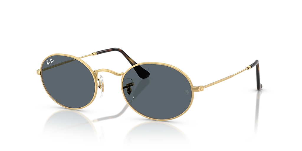 Ray-Ban RB3547N Oval Flat Lenses M (51 - 21) with Blue
